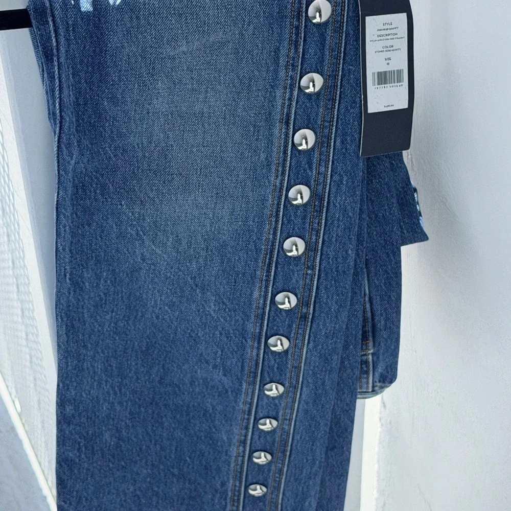 Veronica Beard NWT Dylan Ankle Studded Jeans Size 25✨ - Picture 3 of 7